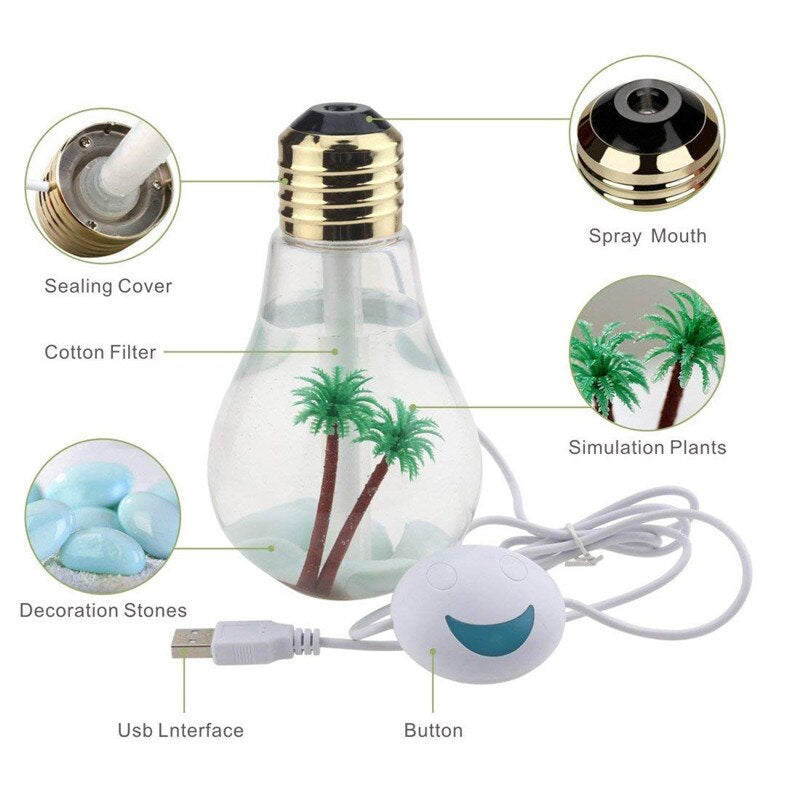 400ML Bulb Oil Diffuser