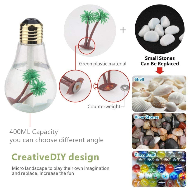 400ML Bulb Oil Diffuser