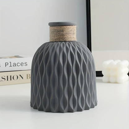 Chic Vintage Nordic Ripple Vase