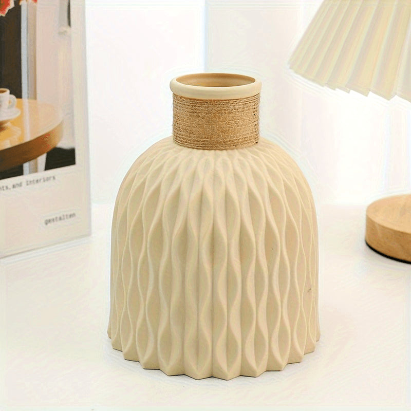 Chic Vintage Nordic Ripple Vase