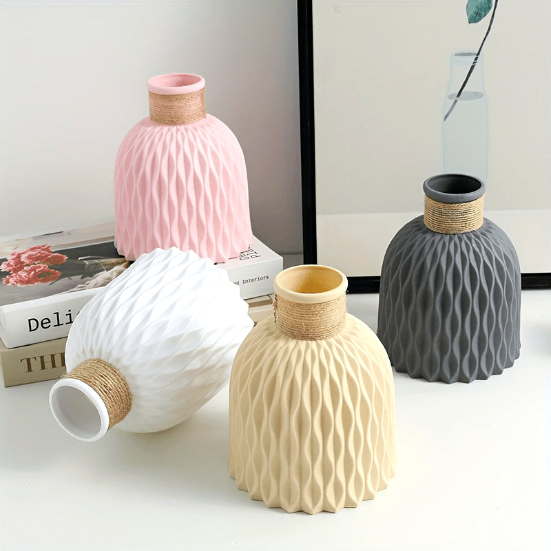 Chic Vintage Nordic Ripple Vase