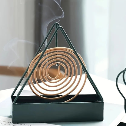 Elegant Cast Iron Mosquito Coil Holder – Includes 3 Coils
