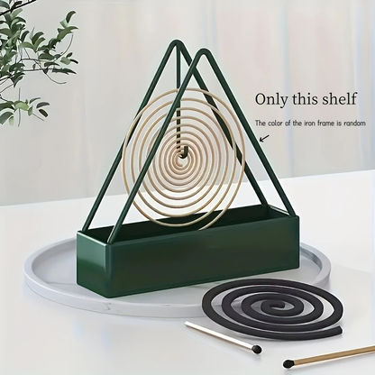 Elegant Cast Iron Mosquito Coil Holder – Includes 3 Coils