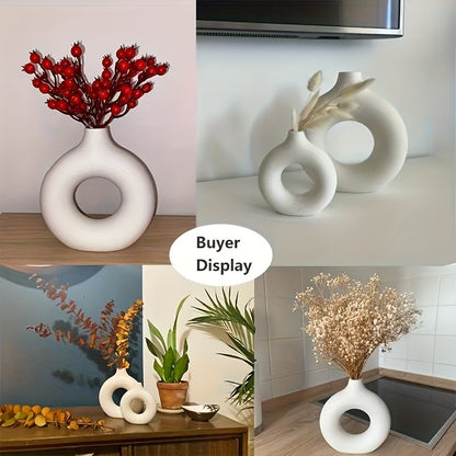 Nordic Style Donut Round Bud Vase