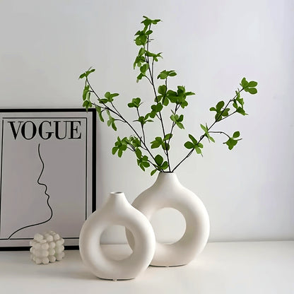 Nordic Style Donut Round Bud Vase