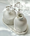 Set of 3 Home Decor – Jewelry Box, Mini Vase & Oval Tray