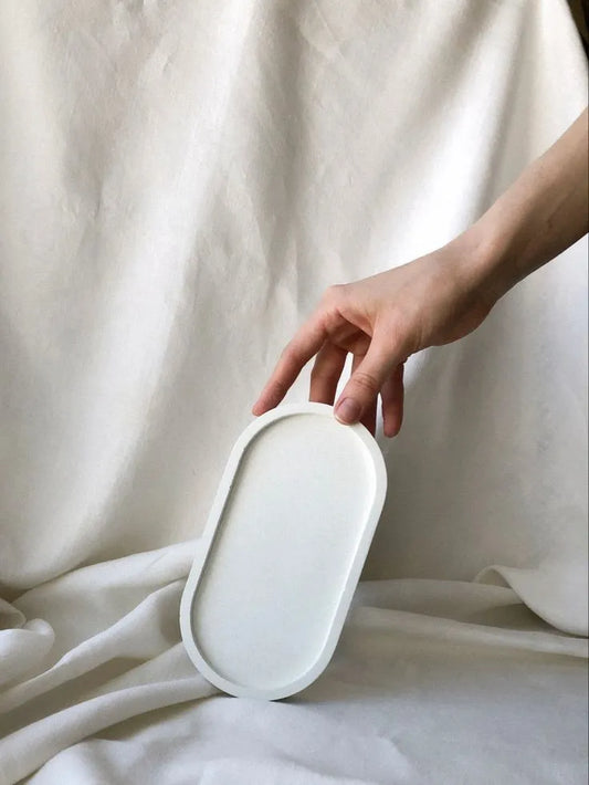 Set of 3 Home Decor – Jewelry Box, Mini Vase & Oval Tray