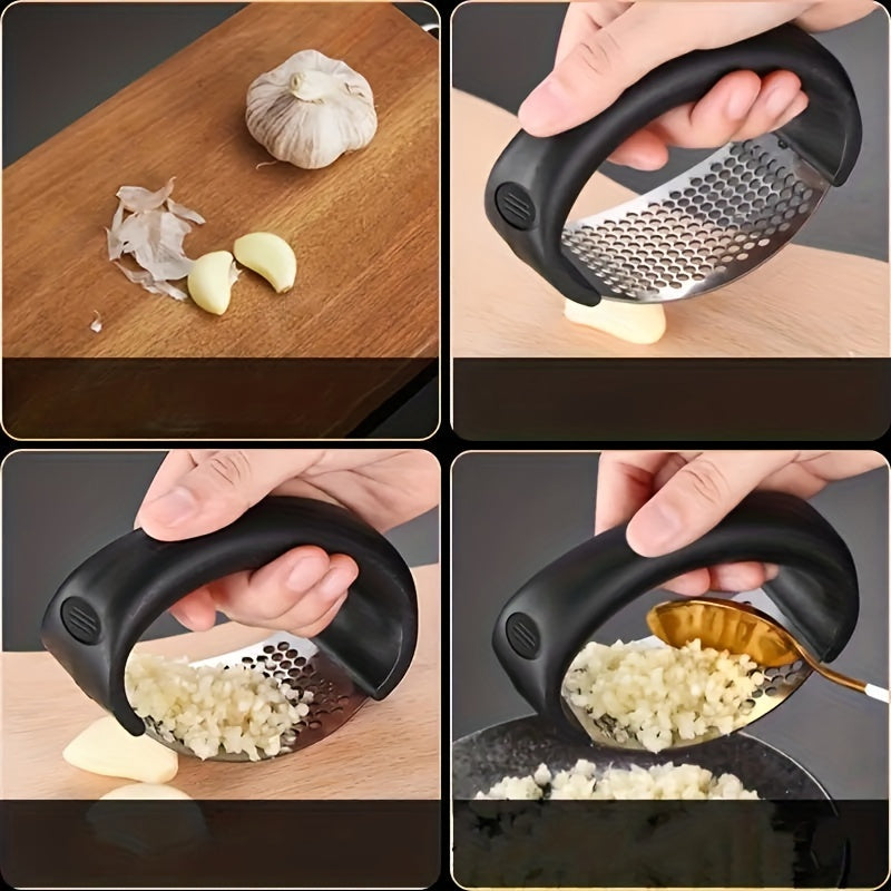 Stainless Steel Manual Garlic Press