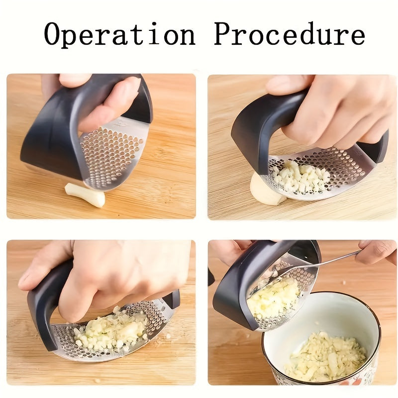 Stainless Steel Manual Garlic Press